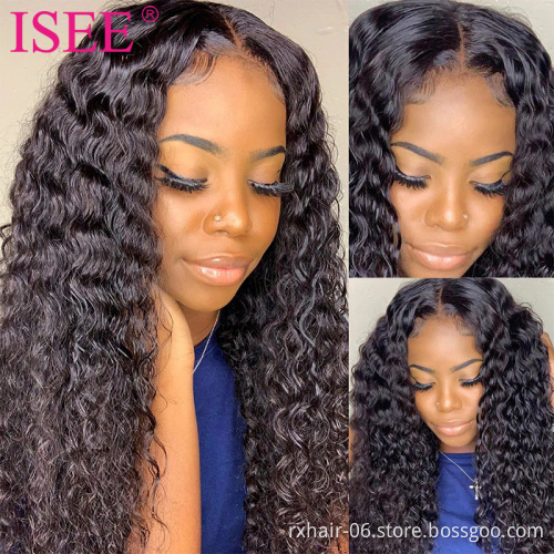 Wholesale kinky curly human hair wigs for black women,virgin kinky curly hd transparent swiss lace front wig with baby hair